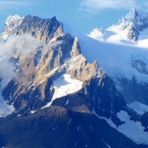 Paine Grande seen from the street to Lago Grey